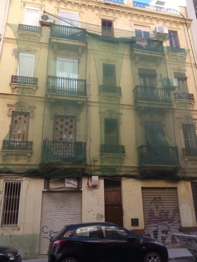 Estado original de la fachada