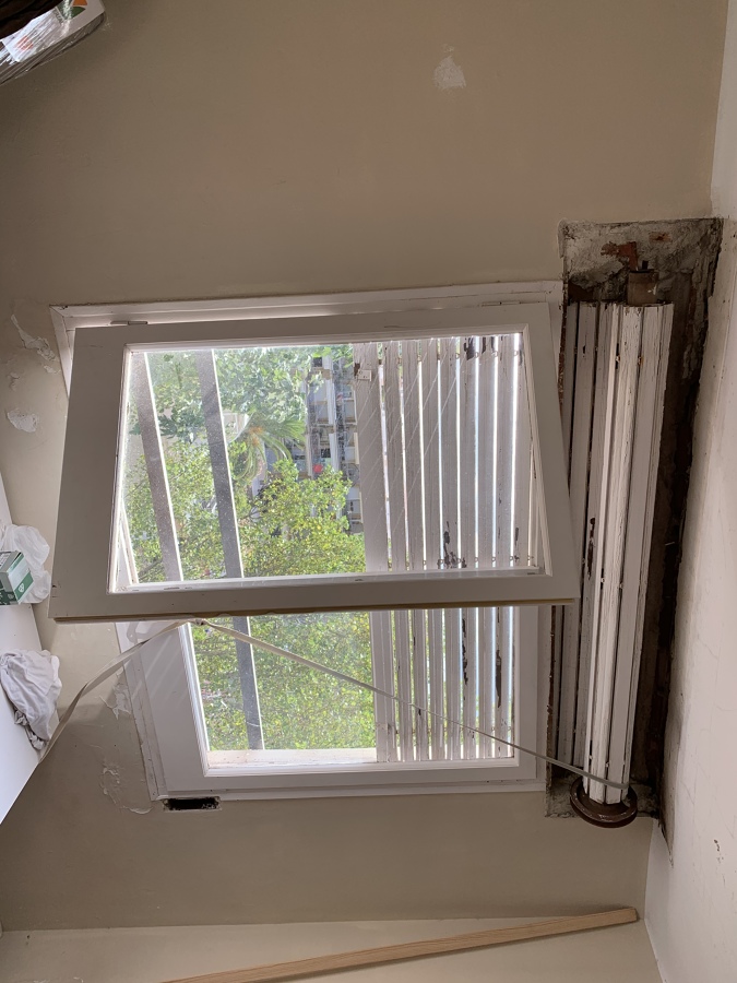 Estado ventana habitación antes de cambiarlas.