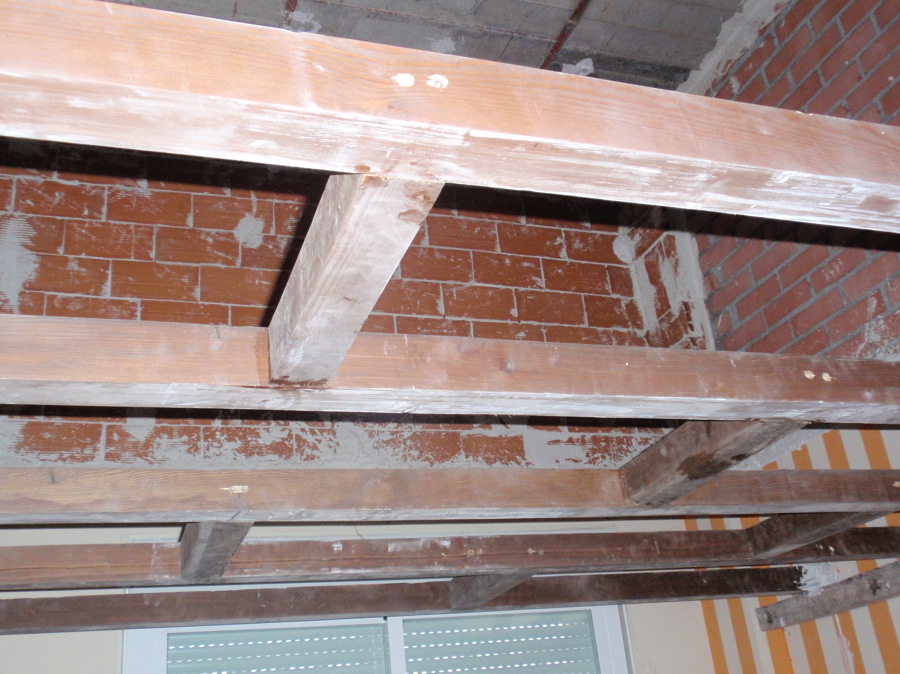 Estructura de madera para entreplanta