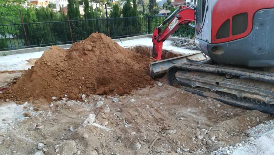 Excavación.