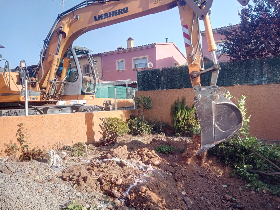Excavación.