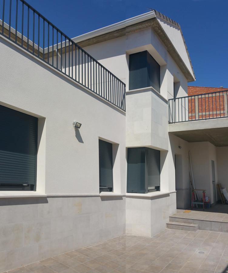 Fachada a patio