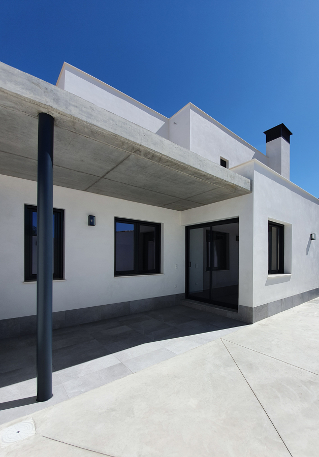 Fachada a patio interior