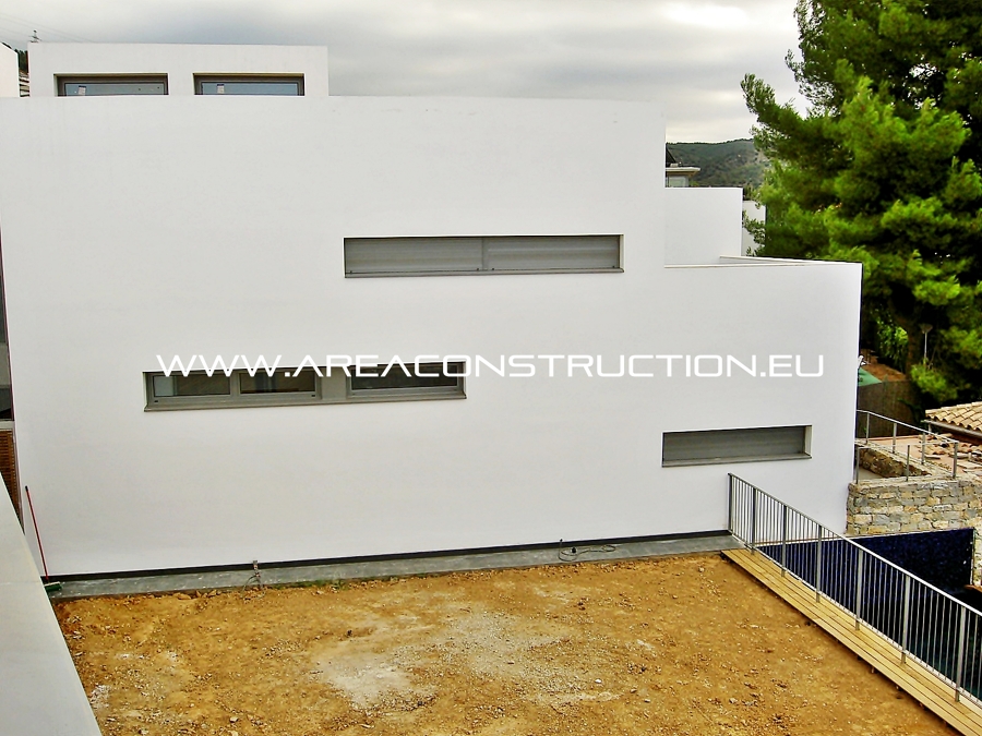 Fachada de una casa de 500 m2, Barcelona