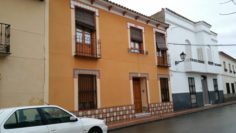 Fachada dela vivienda
