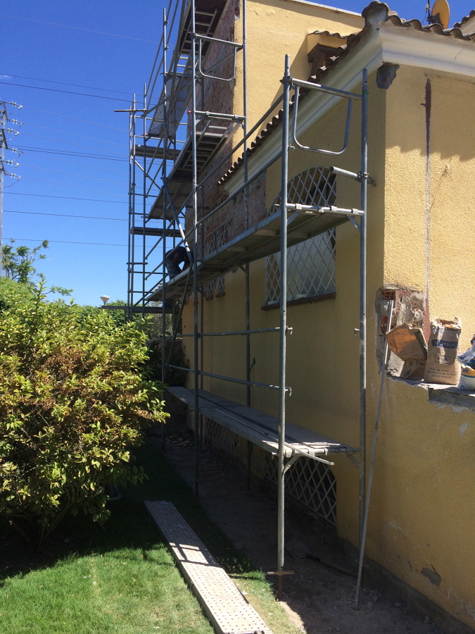 Fachada en Obra