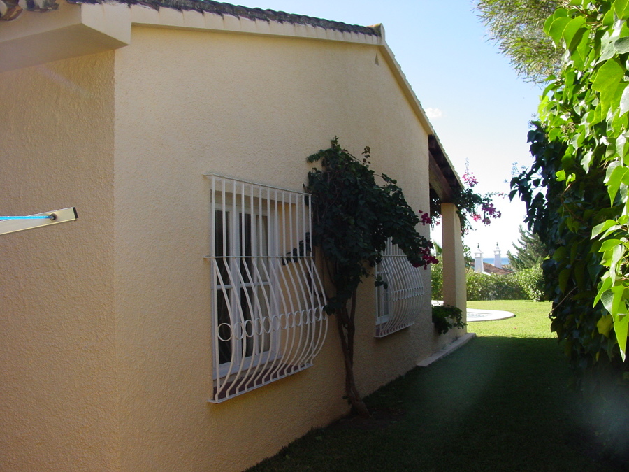 Fachada Oeste de la Vivienda en Marbella
