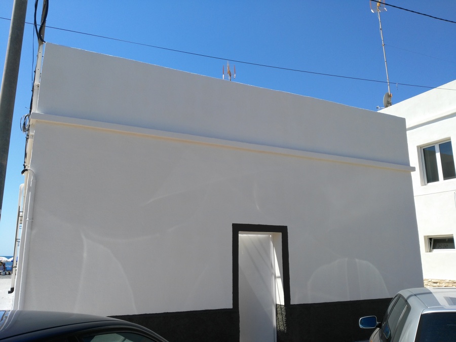 Fachada Posterior reparada