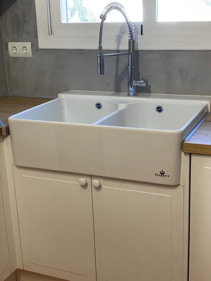 fregadero ceramico