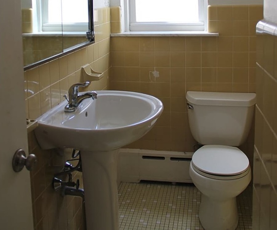 Un baño que parece otro