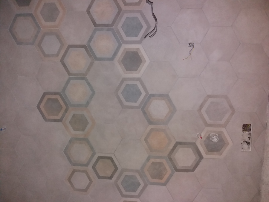 gres hexágono