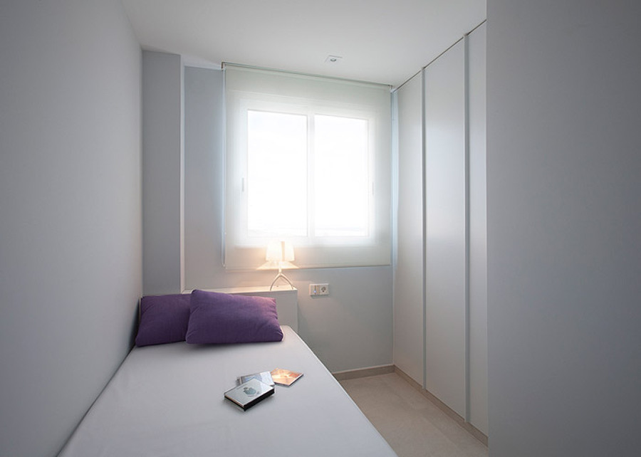 habitación blanca