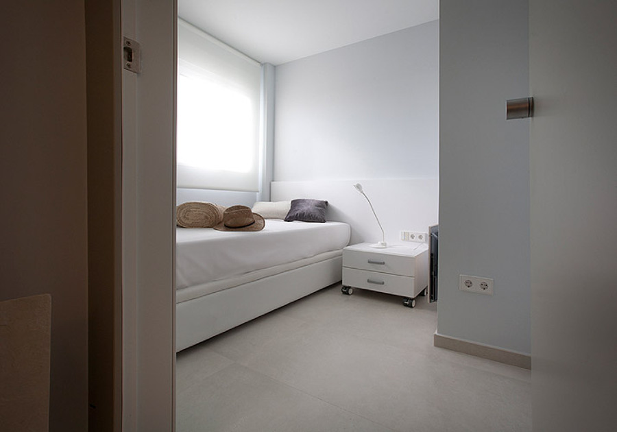 habitación blanca
