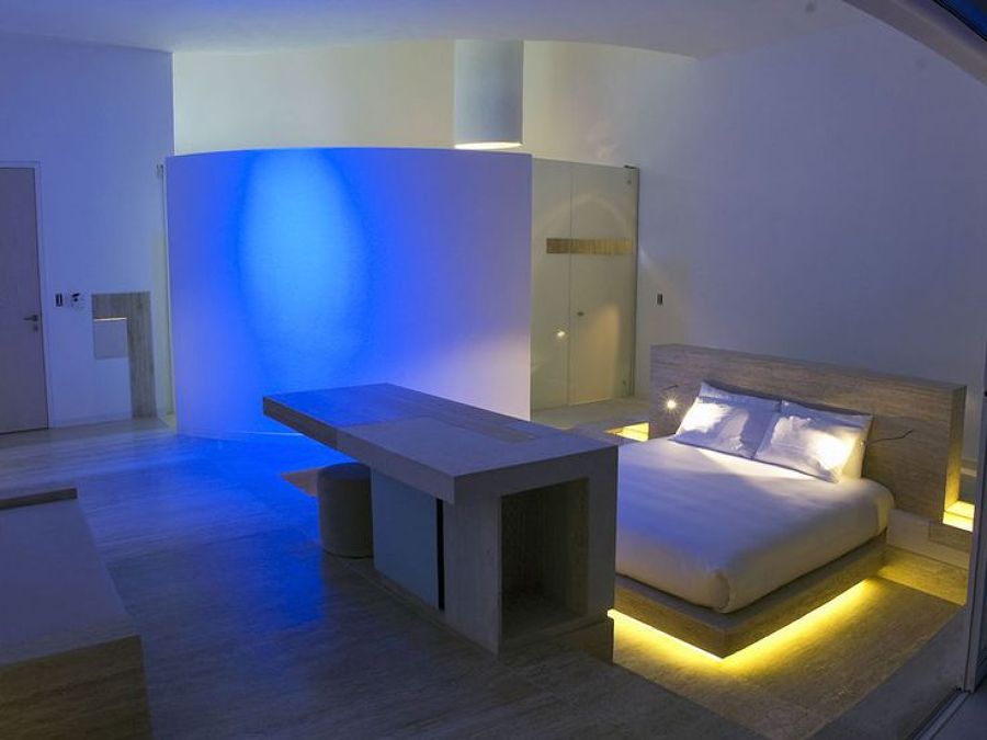 Habitación futurista