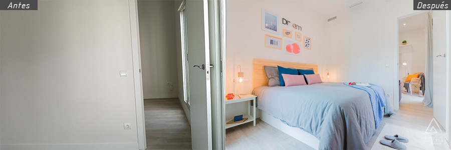 Home staging apartamento alquiler turístico, Puerta del Angel 2, Madrid