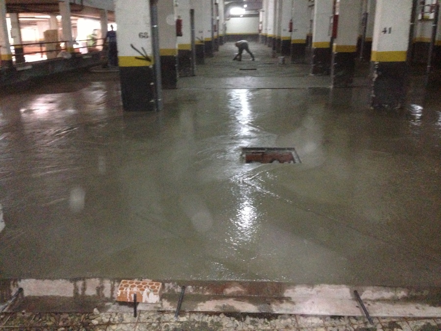 Hormigonado de zona