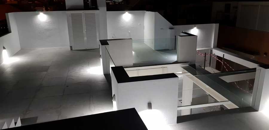 Iluminación de terraza