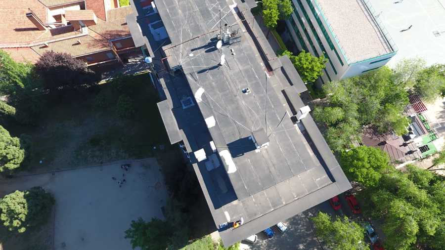 Impermeabilizacion de cubierta con fibra de vidrio y caucho liquido