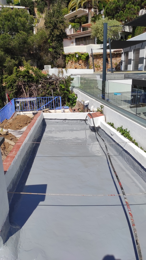 Impermeabilización de jardinera