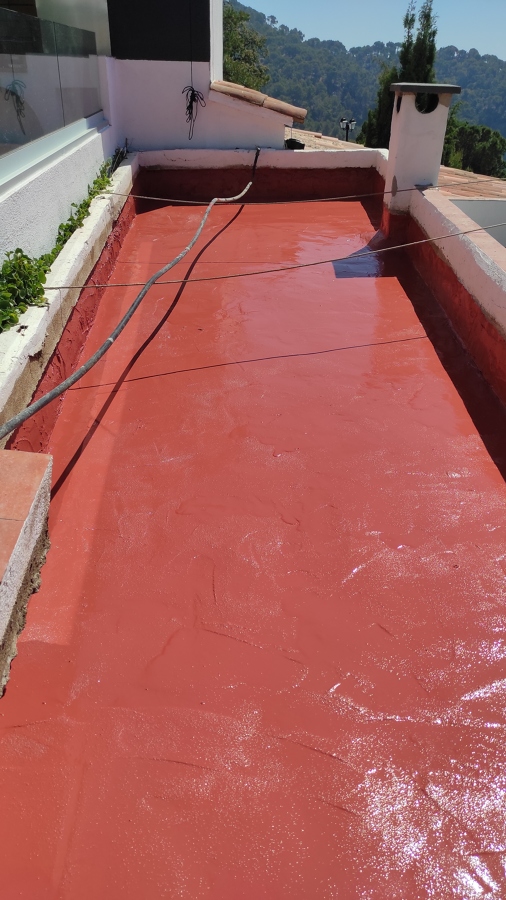 Impermeabilización de jardinera