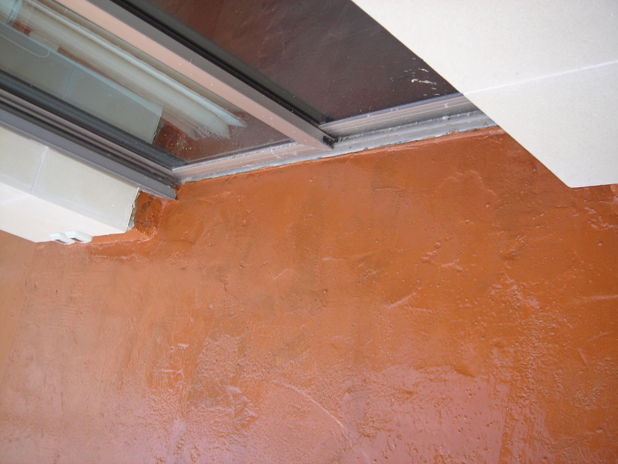 Impermeabilización de pendientes con pintura elastica vista 1