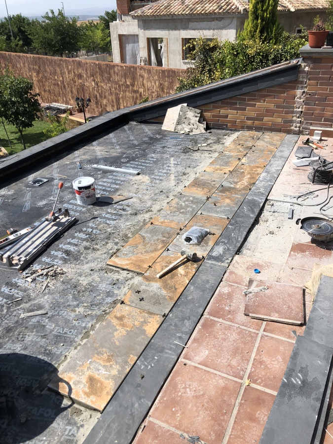 Impermealizacion de la terraza