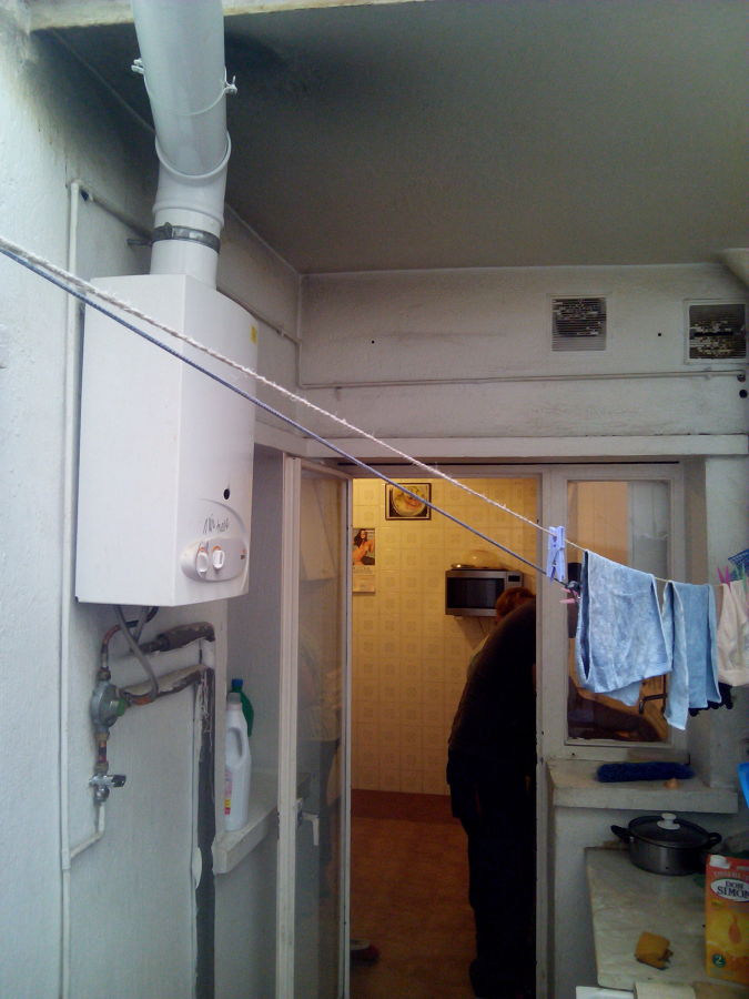instalacion de calentador