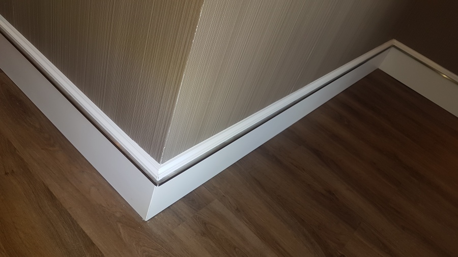 Instalación de Rodapie Especial con Acero Inox | Ideas Parquetistas