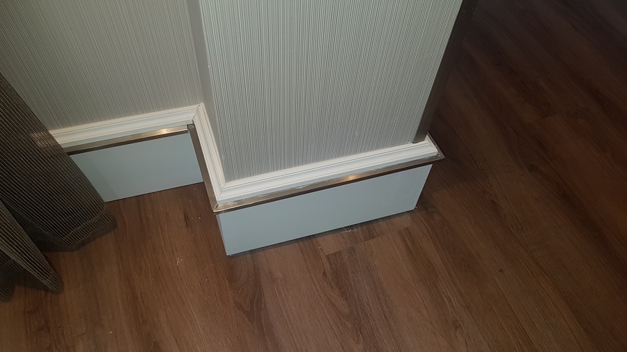 Instalación de Rodapie Especial con Acero Inox | Ideas Parquetistas