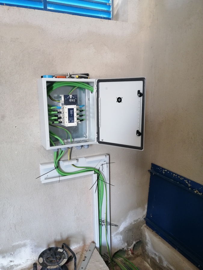 Instalación y cableado a cuadro existente