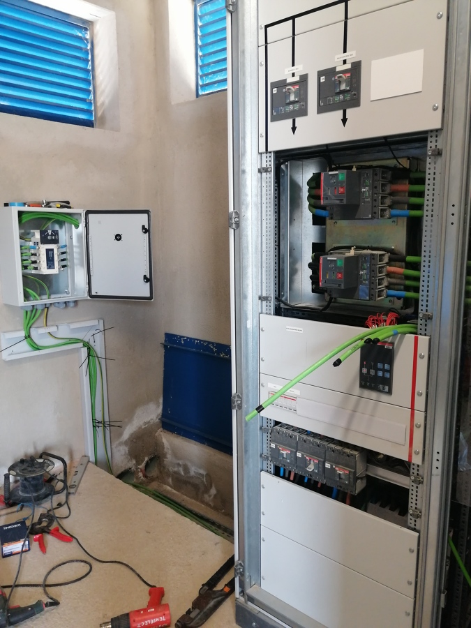 Instalación y cableado a cuadro existente