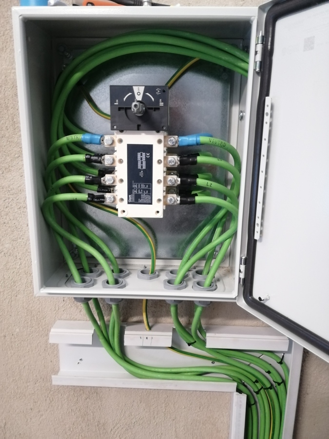 Instalación y cableado a cuadro existente