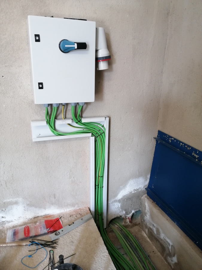 Instalación y cableado a cuadro existente