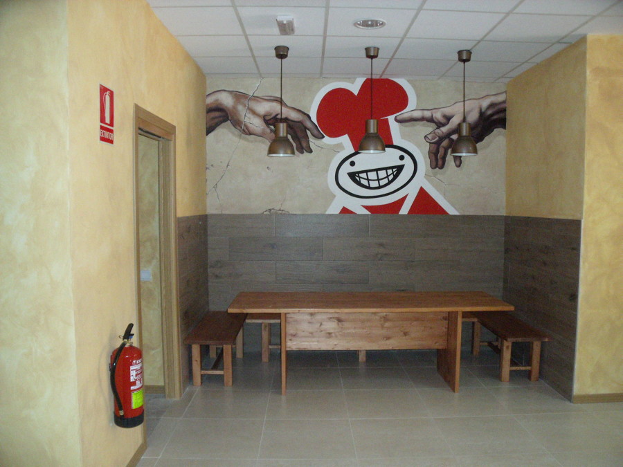 Interior del local.