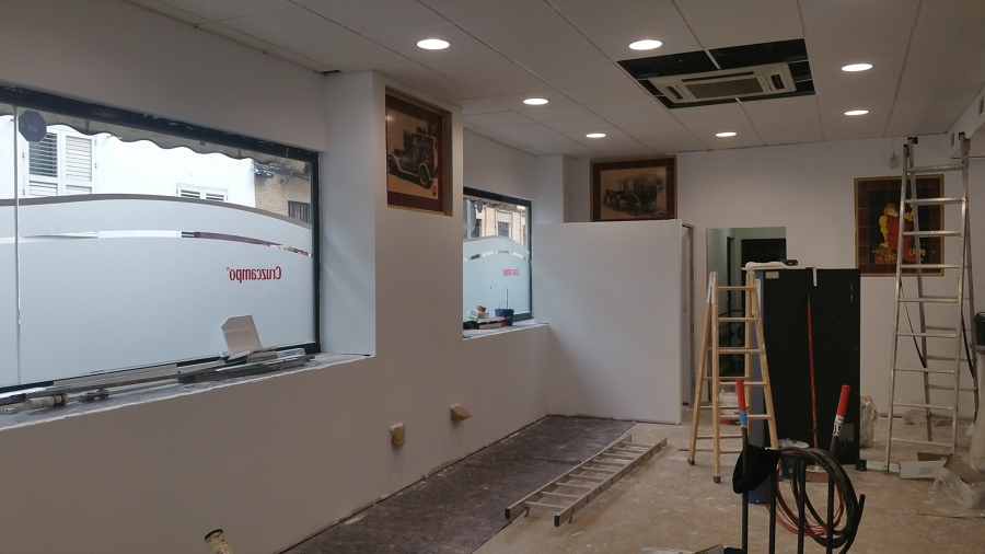 Interior en obra