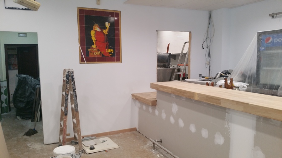 Interior en obra