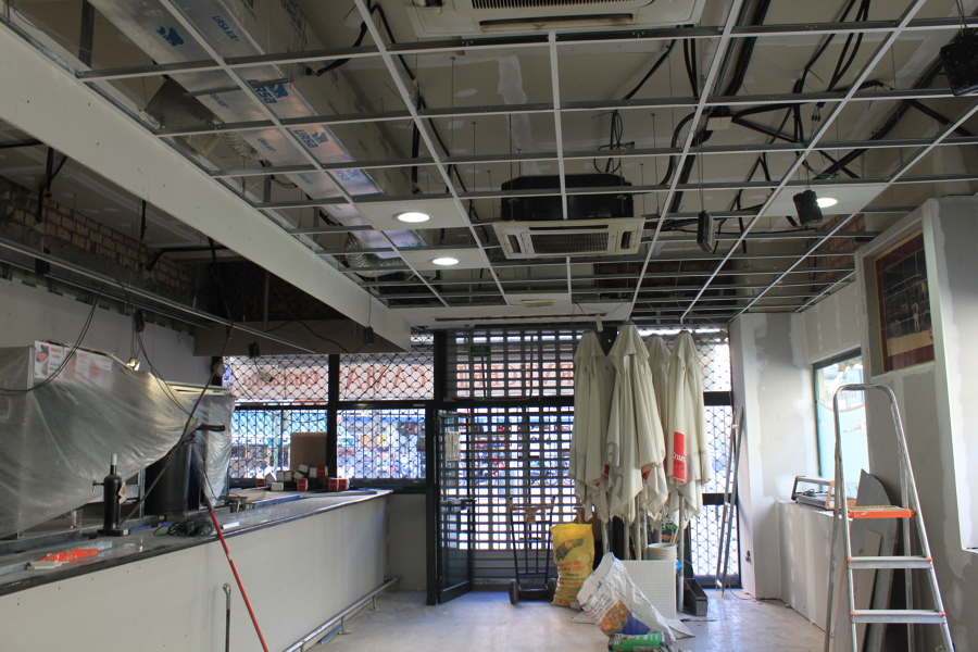 Interior en obra