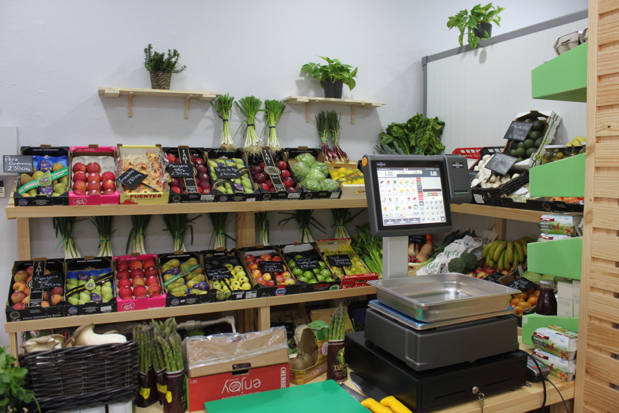 Interior tienda