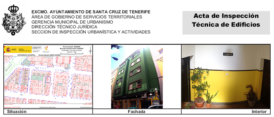 ITE de edificio de viviendas y local comercial sito en Anselmo J Benítez 5