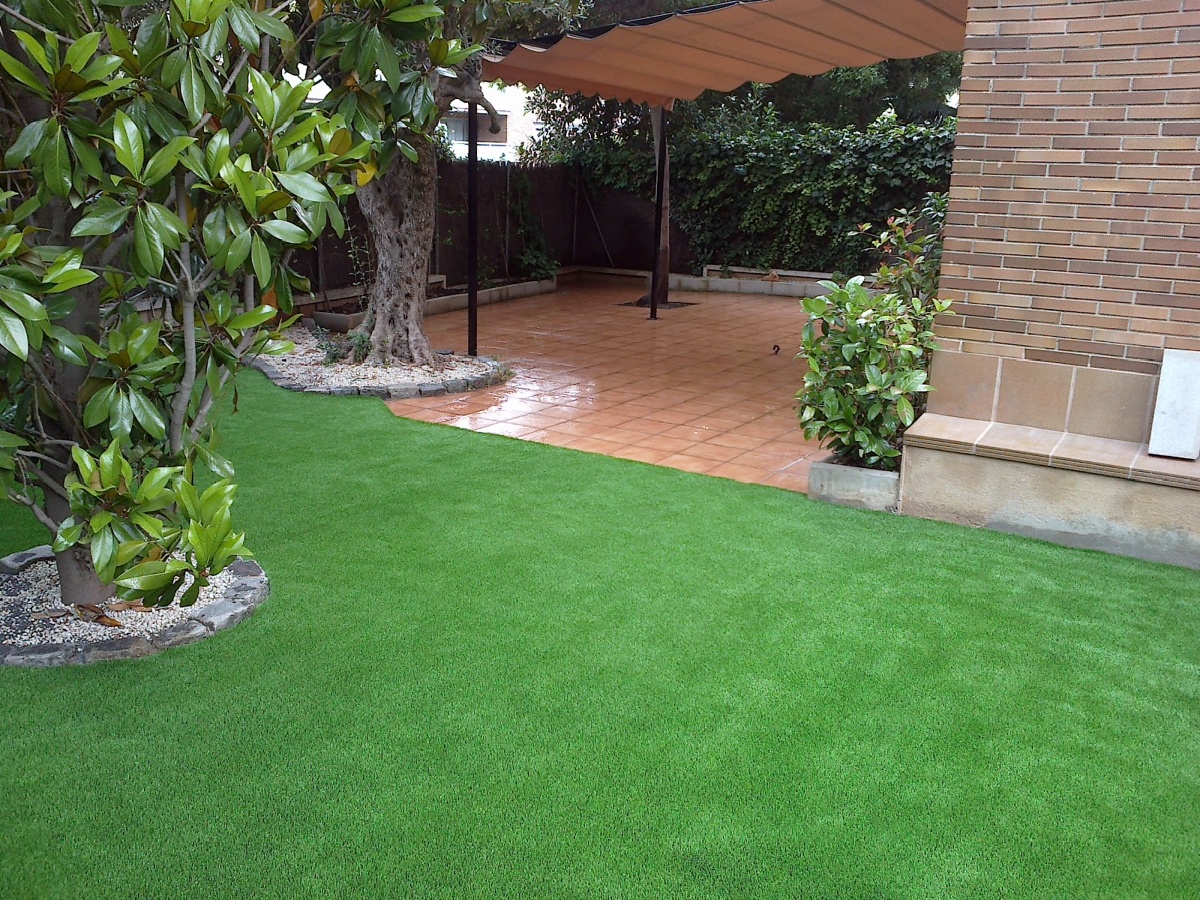 Jardín terminado.