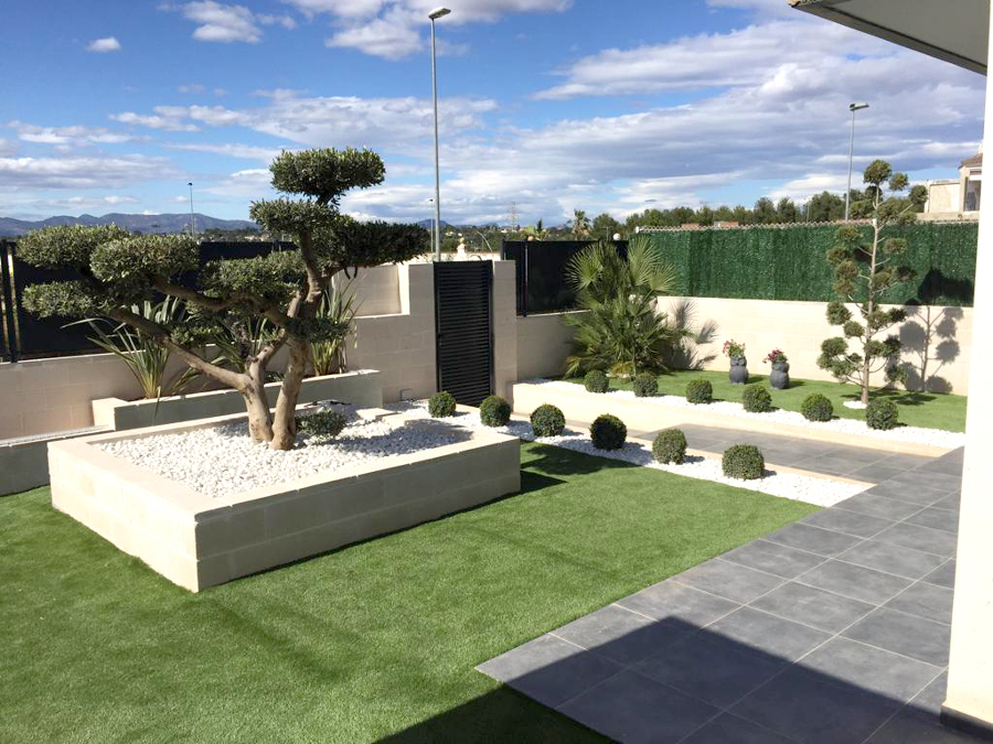 jardin trasero