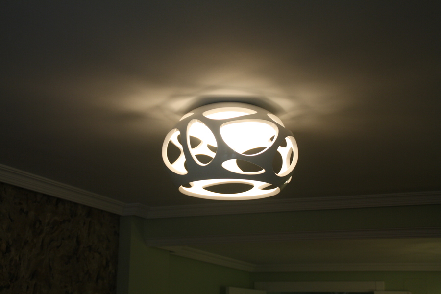 Lampara con bombillas de led regulables