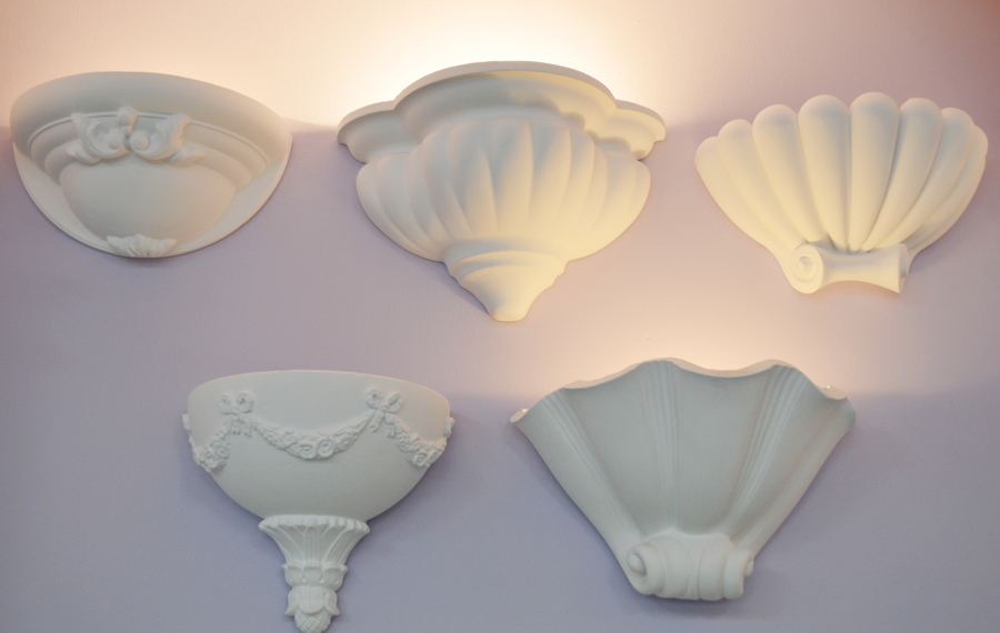 Lámparas de escayola decorativa