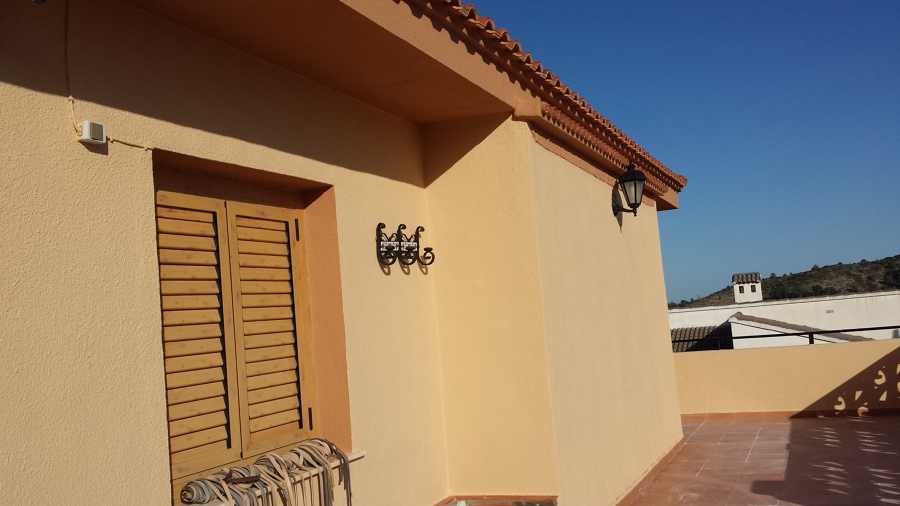 Lateral de chalet.