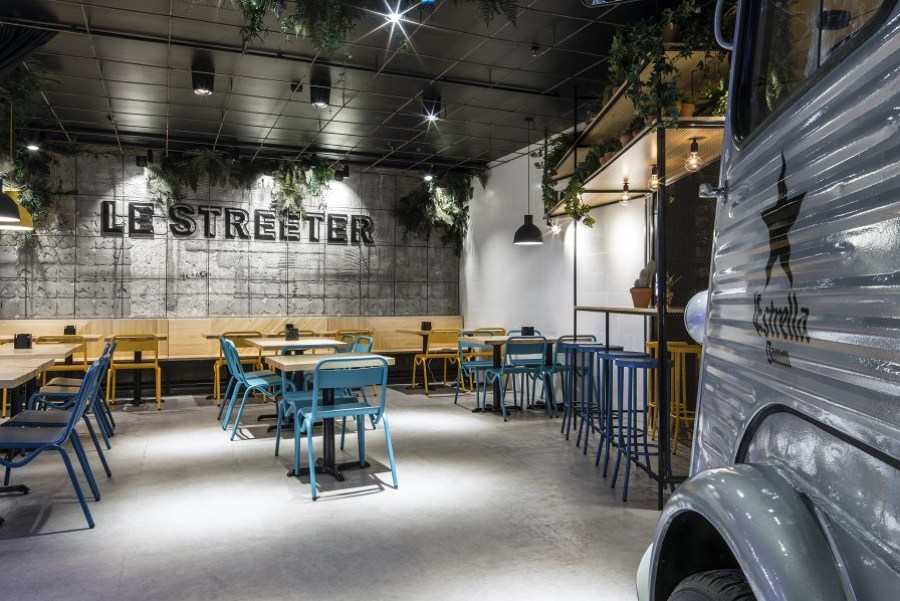 Le Streeter, vista del comedor