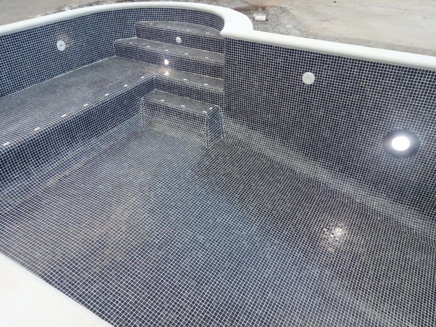 Luces de la piscina.