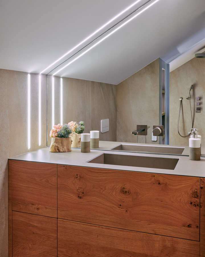Luces integradas en pared