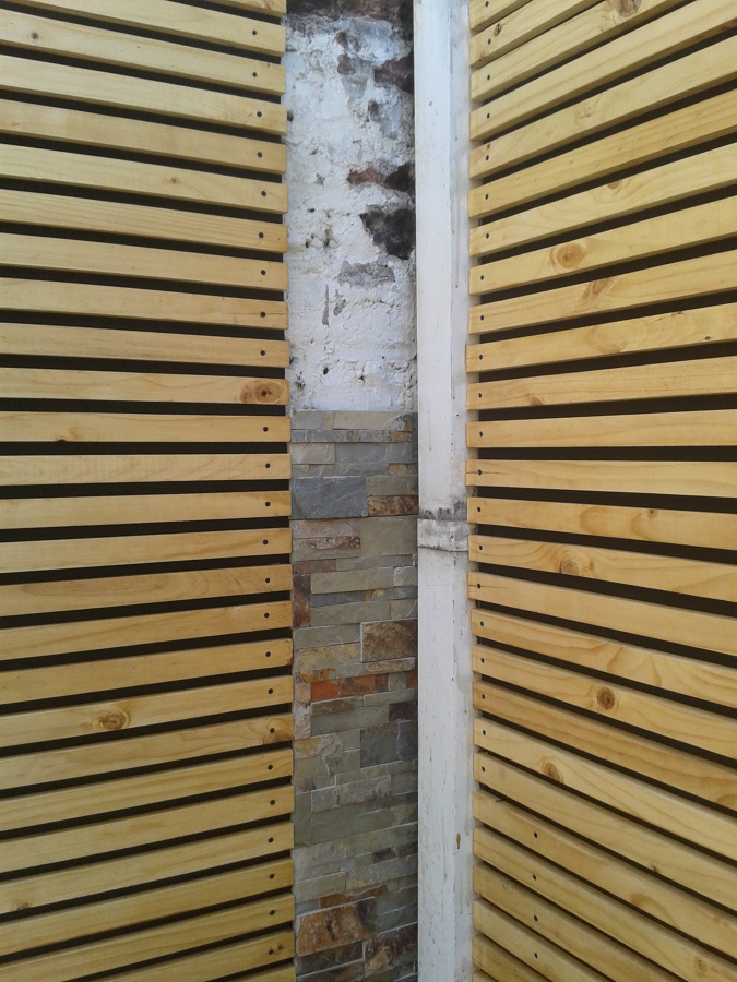 Madera y piedra