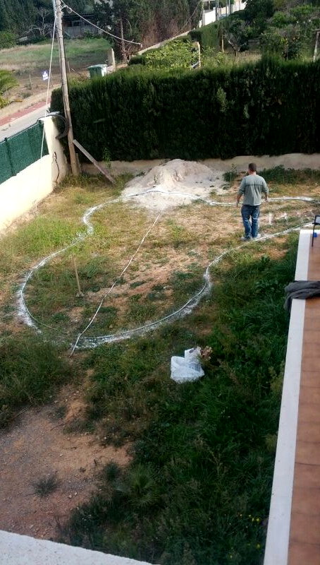 Marcar piscina ,