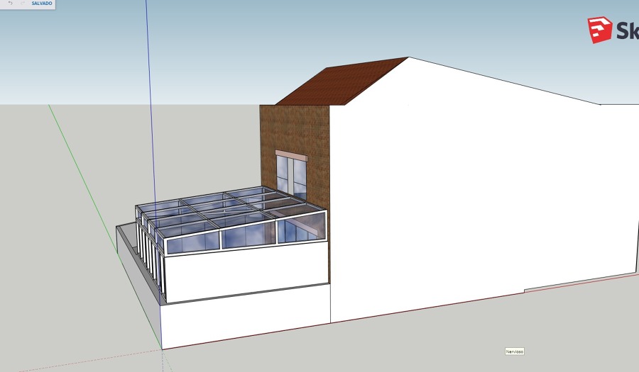 Medianera con vivienda 5